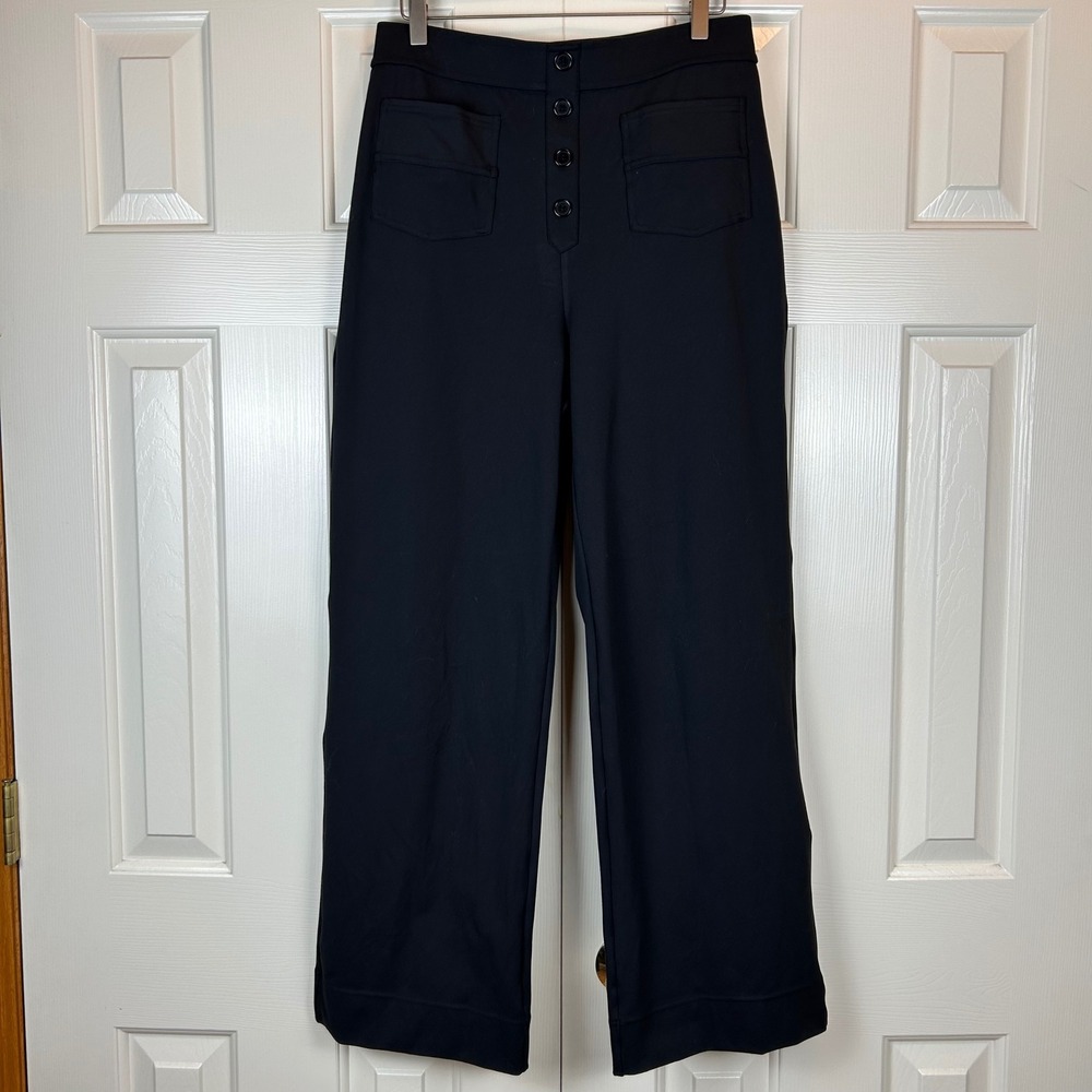Halara Black Pull On Wide Leg Pants
